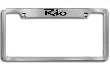 Kia Rio License Plate Frames / Chrome - Midtown Accessories